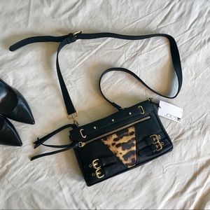 Joe’s Jeans Black Leopard Evelyn Purse